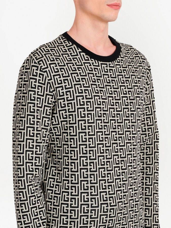 Balmain Trui met ronde hals Zwart