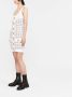 Balmain Mouwloze mini-jurk Wit - Thumbnail 4