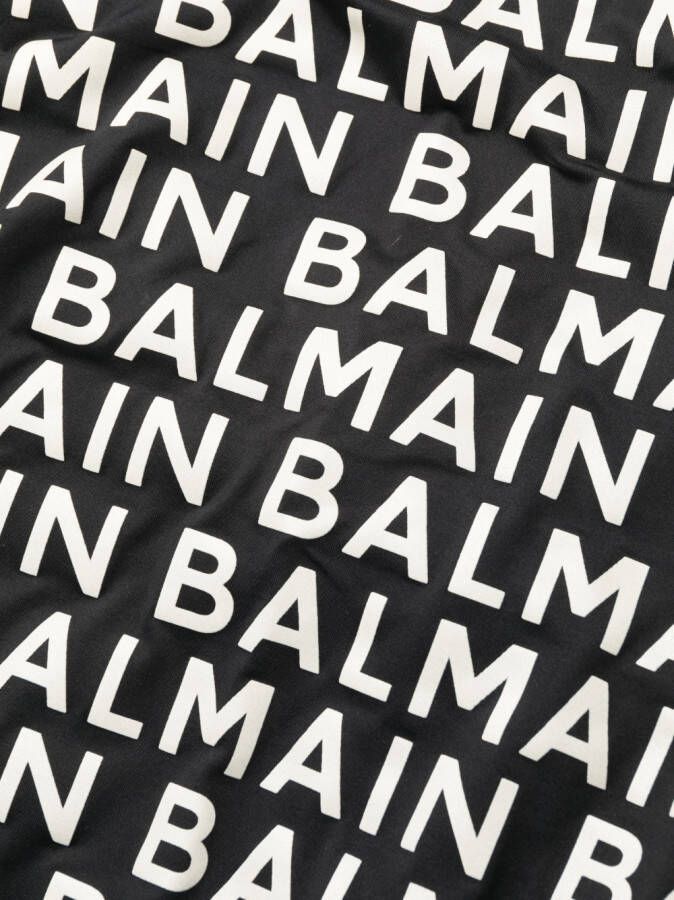 Balmain Badpak met logoprint Zwart