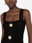 Balmain Opengebreide mini-jurk Zwart - Thumbnail 5