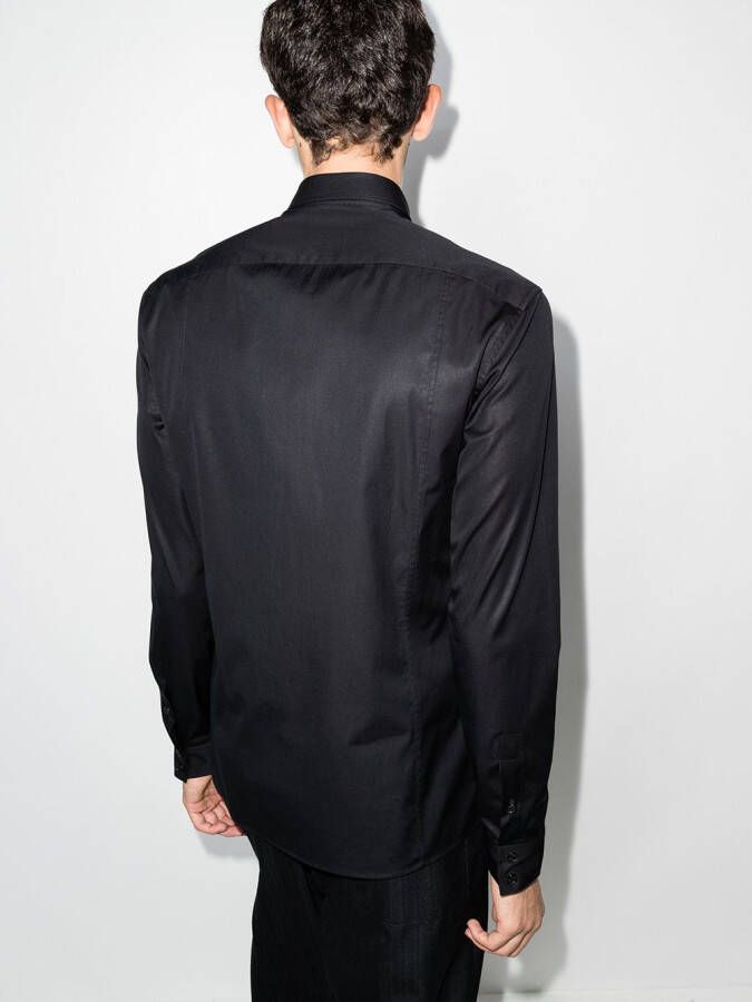Balmain Overhemd met logopatch Zwart