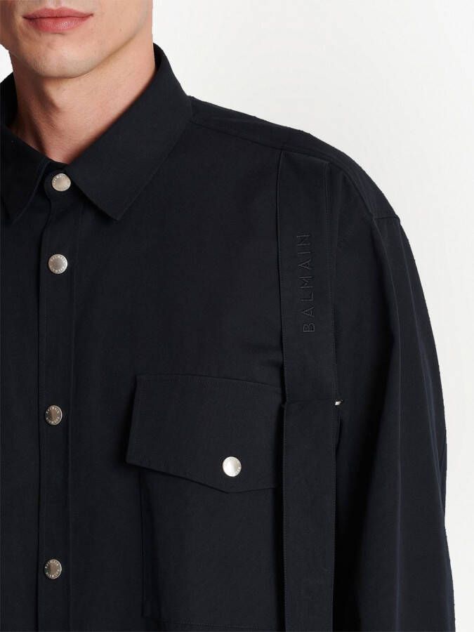 Balmain Overhemden Zwart