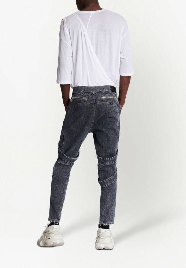 Balmain Denim Blauw