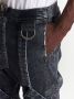 Balmain Katoenen slim-fit jeans met bandjes Black Heren - Thumbnail 4
