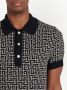 Balmain Poloshirt met jacquard Zwart - Thumbnail 5