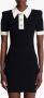 Balmain Ribgebreide mini-jurk Zwart - Thumbnail 5