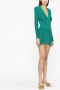 Balmain Midi-jurk met V-hals Groen - Thumbnail 4