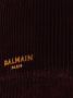Balmain Fluwelen pet met gouden logo Red Dames - Thumbnail 3