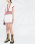 Balmain Ribgebreide kokerjurk Wit - Thumbnail 2