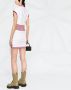 Balmain Ribgebreide kokerjurk Wit - Thumbnail 4