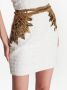 Balmain Embroidered tweed skirt White Dames - Thumbnail 7