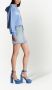Balmain Cropped hoodie Blauw - Thumbnail 3