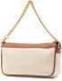 Balmain Canvas B-Army clutch bag with leather panels Beige Dames - Thumbnail 6
