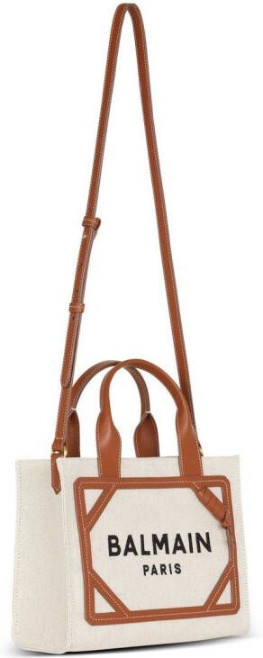 Balmain B-Army kleine shopper Beige