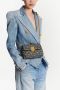 Balmain 1945 schoudertas met monogram jacquard Zwart - Thumbnail 2