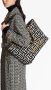 Balmain 1945 Zachte monogram jacquard tote tas Black Dames - Thumbnail 3