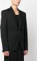 Balmain Blazer met enkele rij knopen Zwart - Thumbnail 3