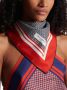 Balmain Vierkante zijden sjaal met monogramprint Meerkleurig Dames - Thumbnail 6