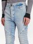 Balmain Geribbelde katoenen slim-fit jeans Blauw Heren - Thumbnail 8
