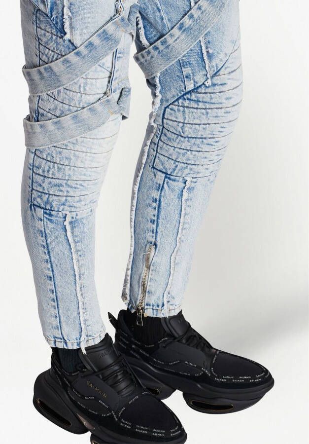 Balmain Slim-fit jeans Blauw