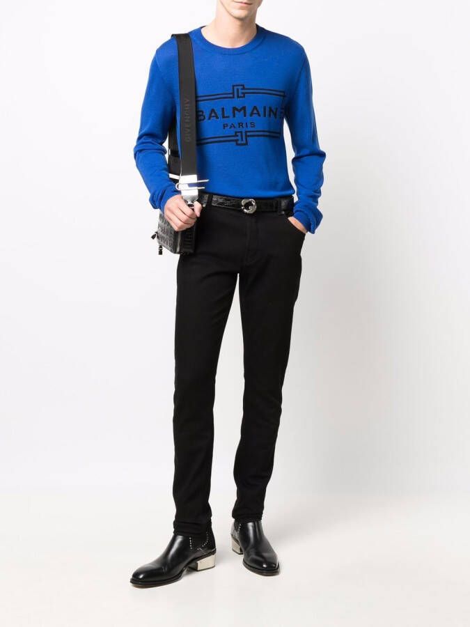 Balmain Slim-fit jeans Zwart
