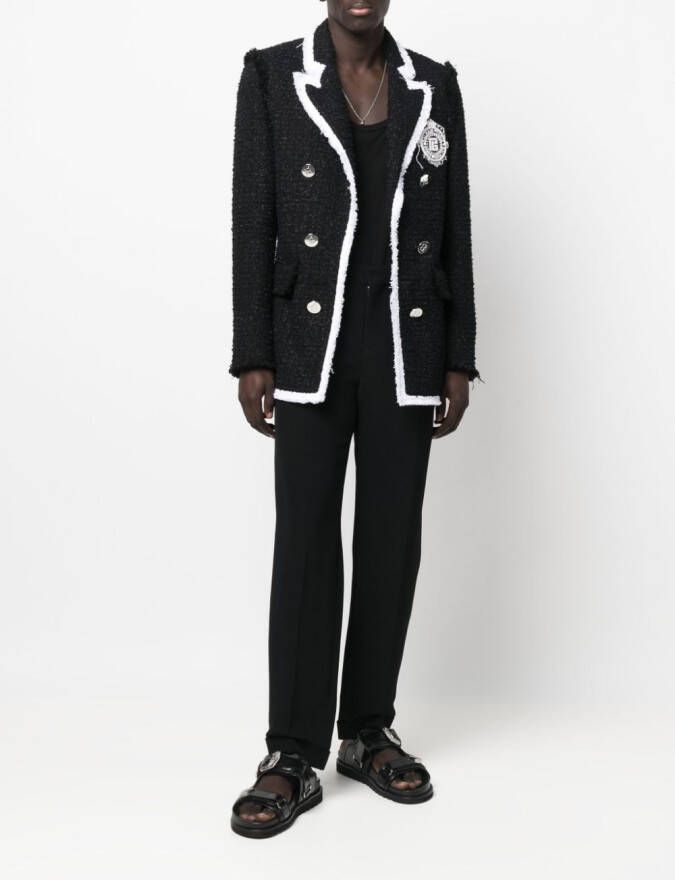Balmain Straight broek Zwart