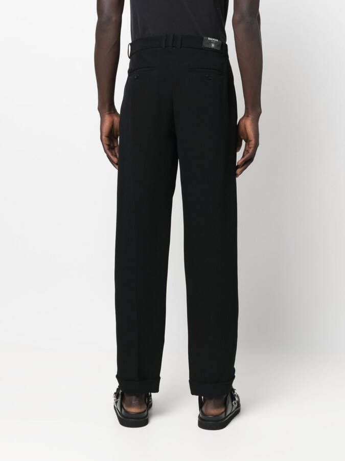 Balmain Straight broek Zwart