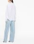 Balmain Geplooide crepe Tuxedo shirt White Dames - Thumbnail 3