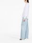 Balmain Geplooide crepe Tuxedo shirt White Dames - Thumbnail 4