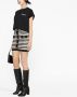 Balmain Gestreepte rok Zwart - Thumbnail 4
