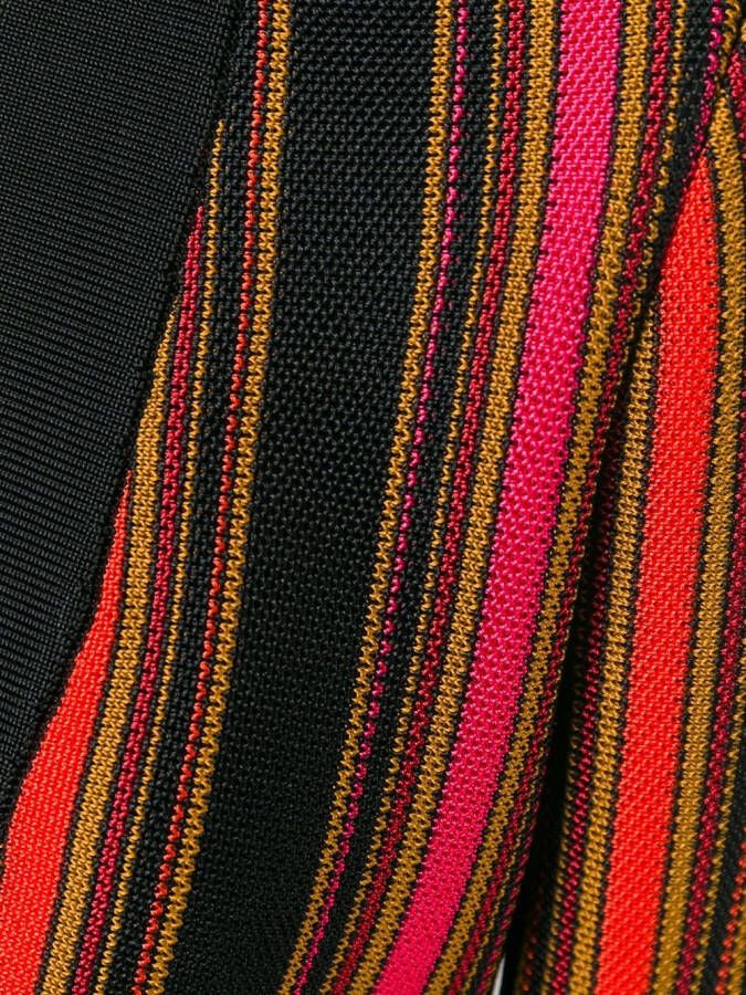 Balmain striped dress Zwart