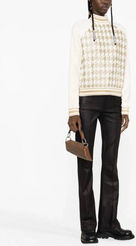 Balmain Sweater met glitters Wit