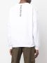 Balmain Ecologisch ontworpen katoenen sweatshirt met logoprint White Heren - Thumbnail 3