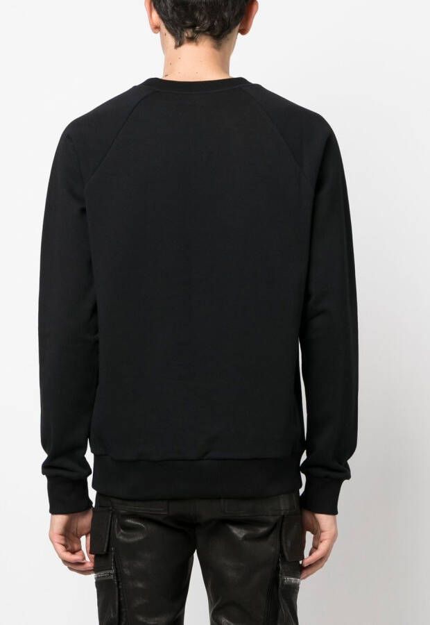 Balmain Sweater met logoprint Zwart