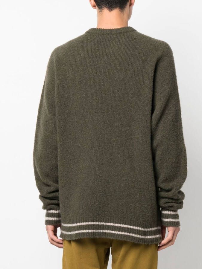 Balmain Trui met knoopdetail Groen