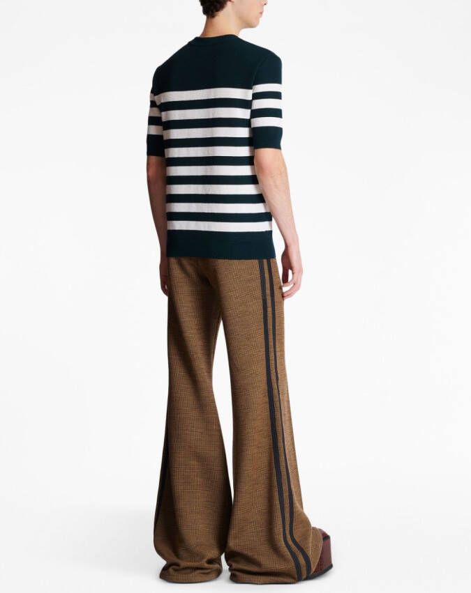 Balmain T-shirt met geborduurd logo Groen