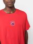 Balmain T-shirt met geborduurd logo Rood - Thumbnail 5