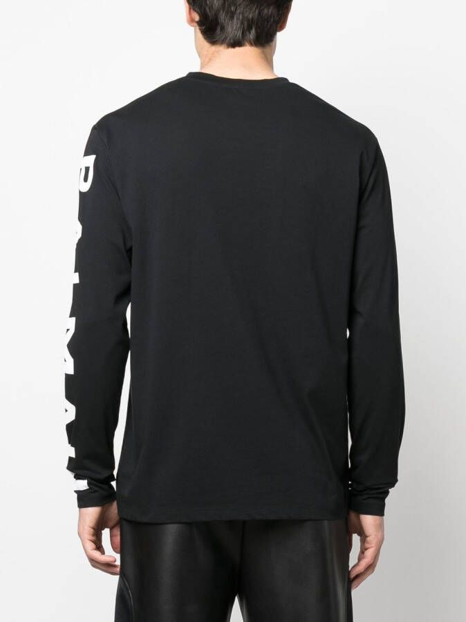 Balmain T-shirt met lange mouwen Zwart