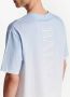 Balmain T-shirt met rubberen patch en kleurverloop Blauw Heren - Thumbnail 4