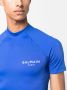 Balmain T-shirt met logoprint Blauw - Thumbnail 5