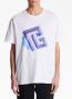 Balmain Neon logo T-shirt White Heren - Thumbnail 4