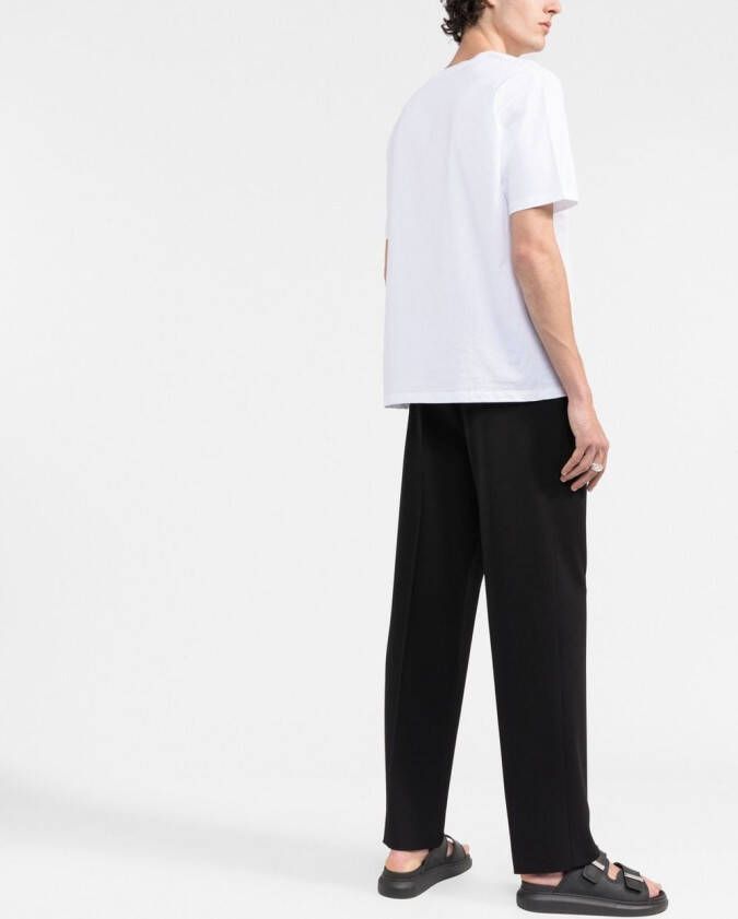 Balmain T-shirt met logoprint Wit