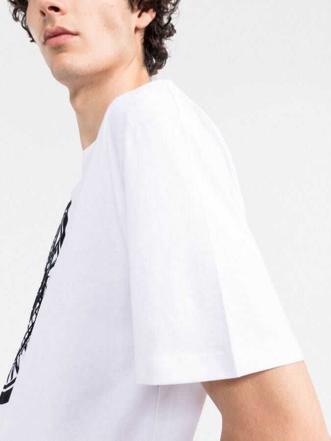 Balmain T-shirt met logoprint Wit