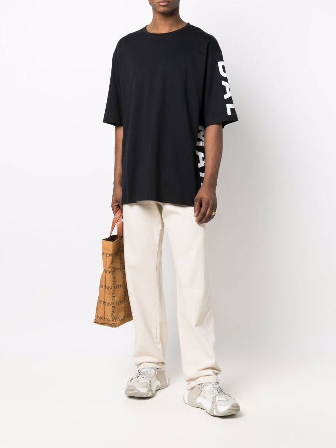 Balmain T-shirt met logoprint Zwart