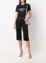 Balmain T-shirt met metallic logo Zwart - Thumbnail 2