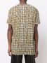 Balmain T-shirt met monogramprint Groen - Thumbnail 4