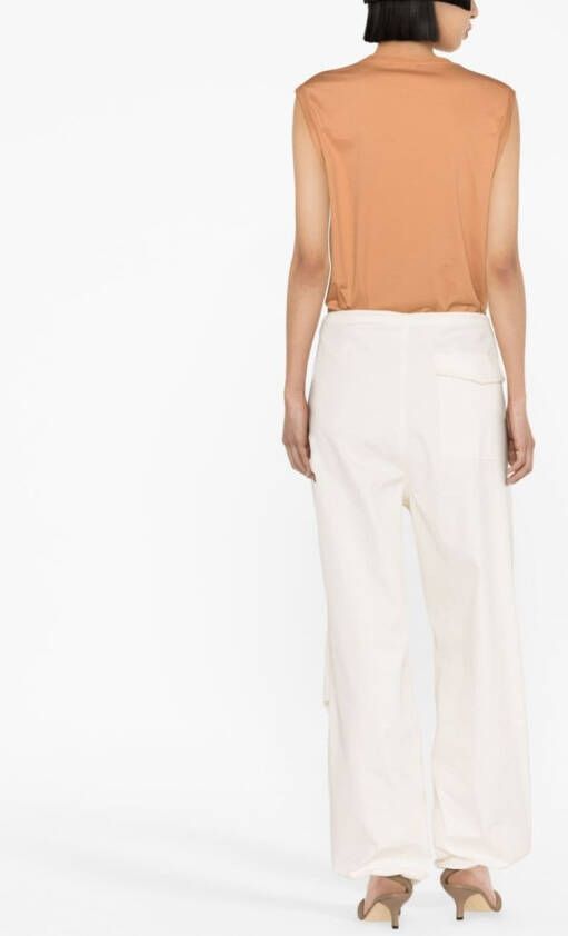 Balmain Top verfraaid met knopen Beige