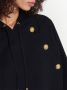 Balmain Eco-verantwoorde cropped katoenen sweatshirt met gouden knopen Black Dames - Thumbnail 7