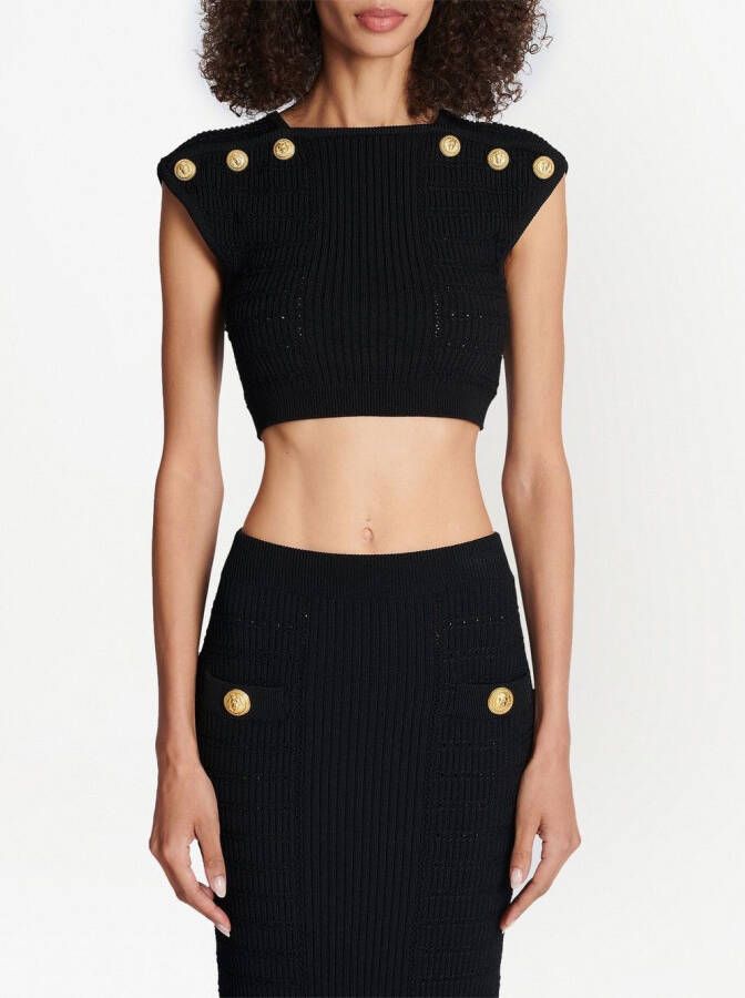 Balmain Tops Zwart