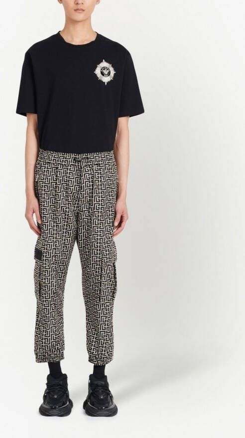 Balmain Trainingsbroek met print Zwart